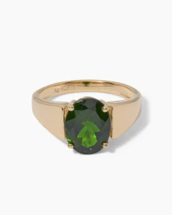 Ring mit Chromdiopsid