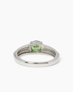 Ring mit Demantoid & Brillanten