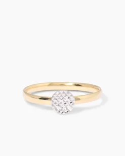 Ring mit diamantierter Oberfläche