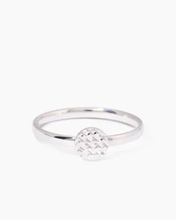 Ring mit diamantierter Oberfläche