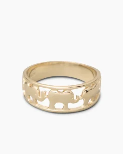 Ring mit Elefanten