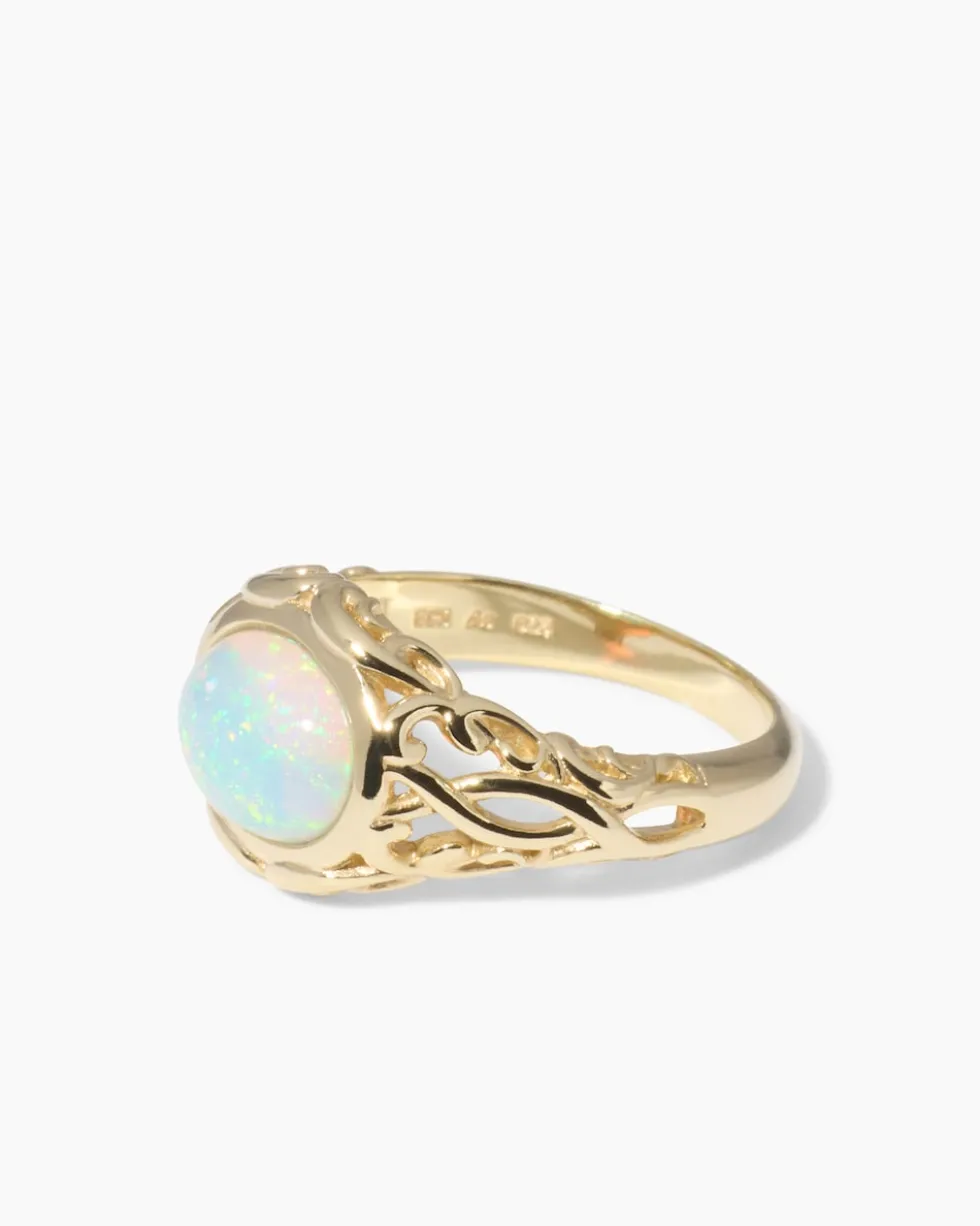 Ring mit Kristallopal
