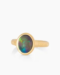 Ring mit Kristallopal