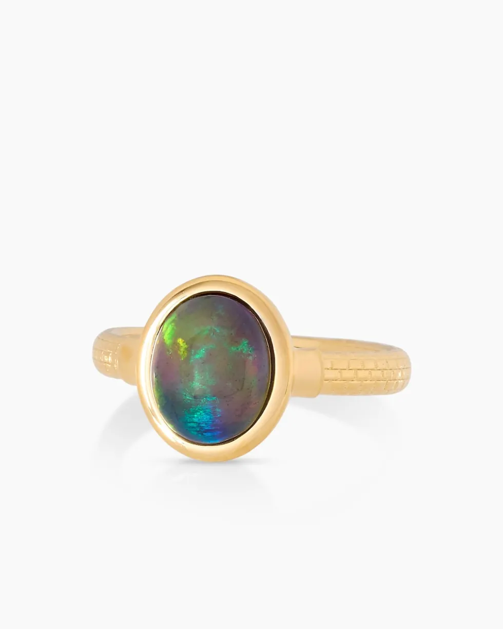 Ring mit Kristallopal