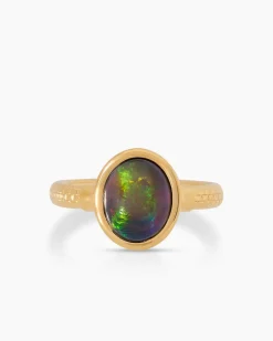 Ring mit Kristallopal