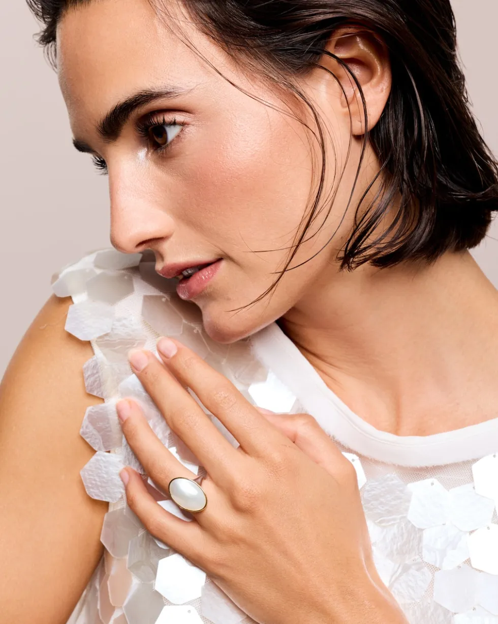 Ring mit Mabé-Perle