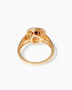 Ring mit Madeira Citrin & Zirkon