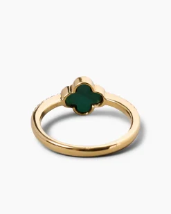 Ring mit Malachit & Brillanten
