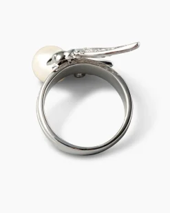 Ring mit MK-Perle 8 mm & Zirkonia