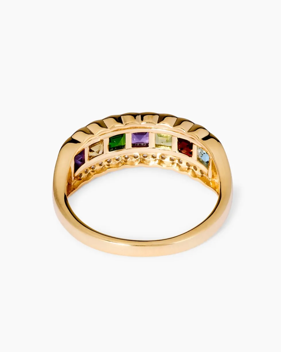 Ring mit Multi-Edelsteinen