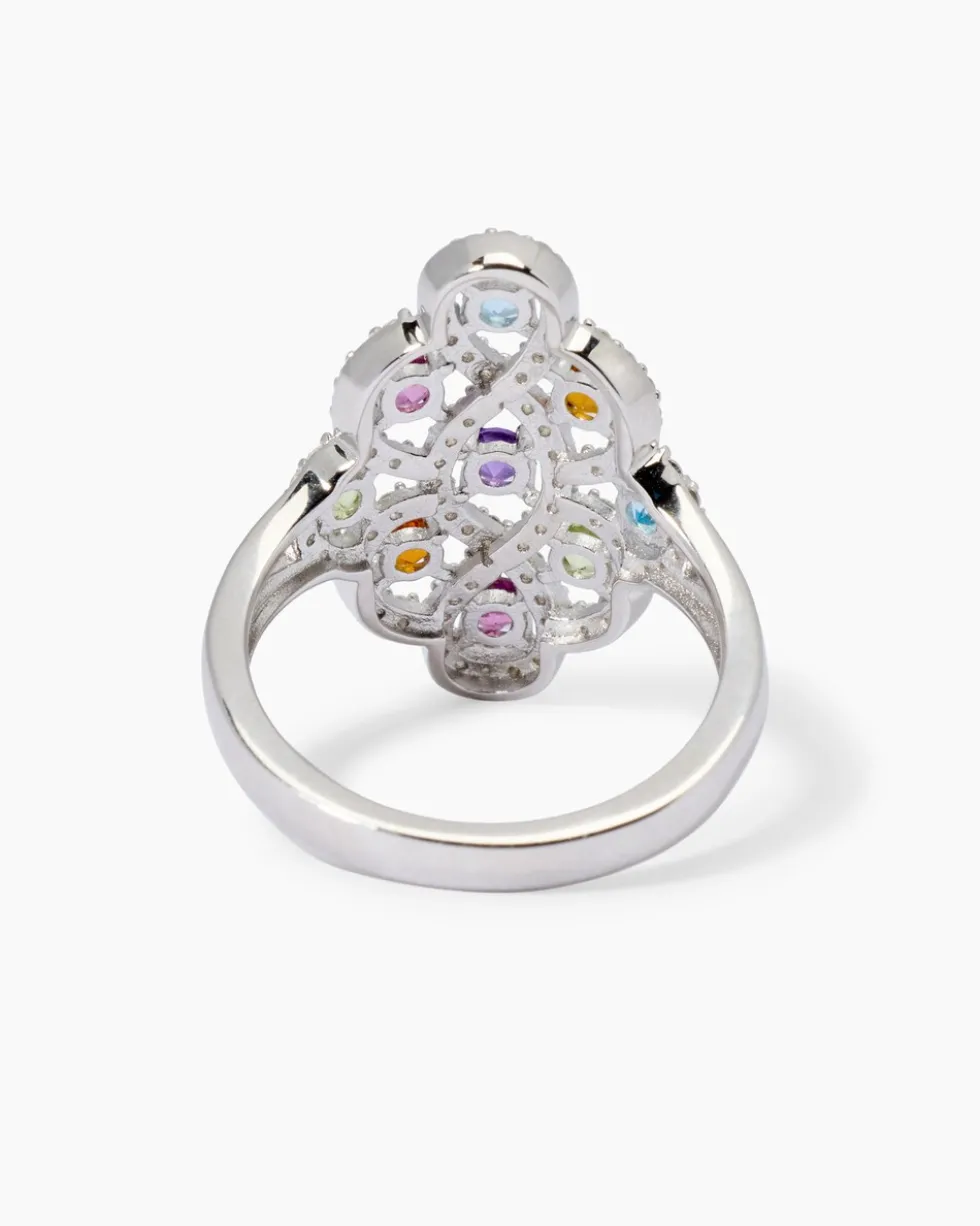 Ring mit Multi-Edelsteinen