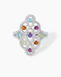 Ring mit Multi-Edelsteinen