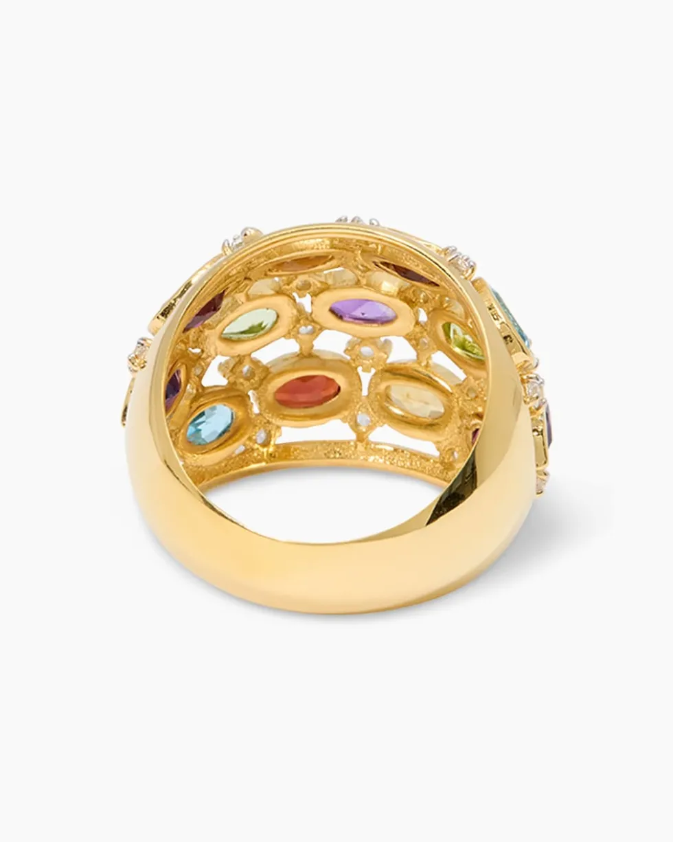 Ring mit Multi-Edelsteinen