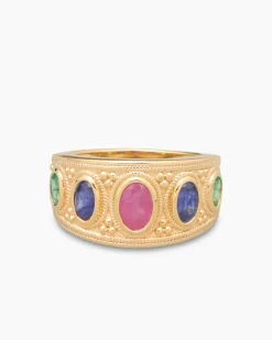 Ring mit Multi-Edelsteinen