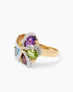Ring mit Multi-Edelsteinen