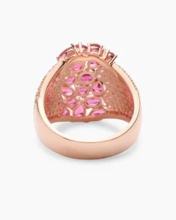 Ring mit Nanosteinen und Zirkonia