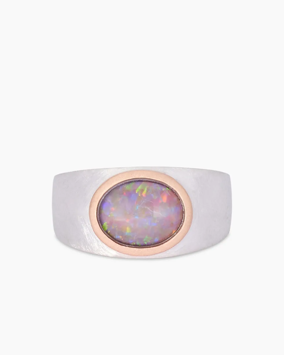 Ring mit Opaltriplette