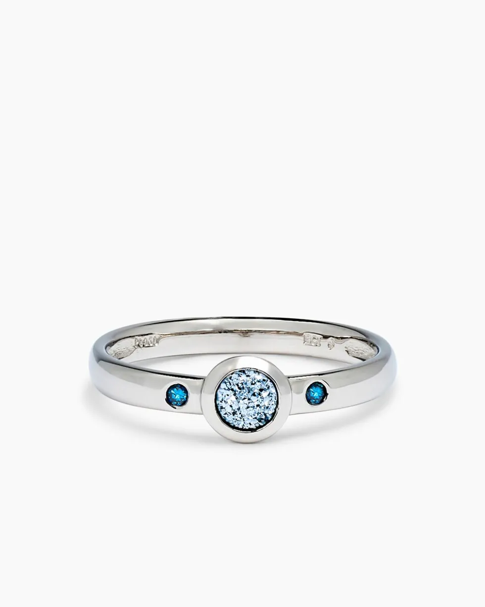 Ring mit Osmium und Brillanten