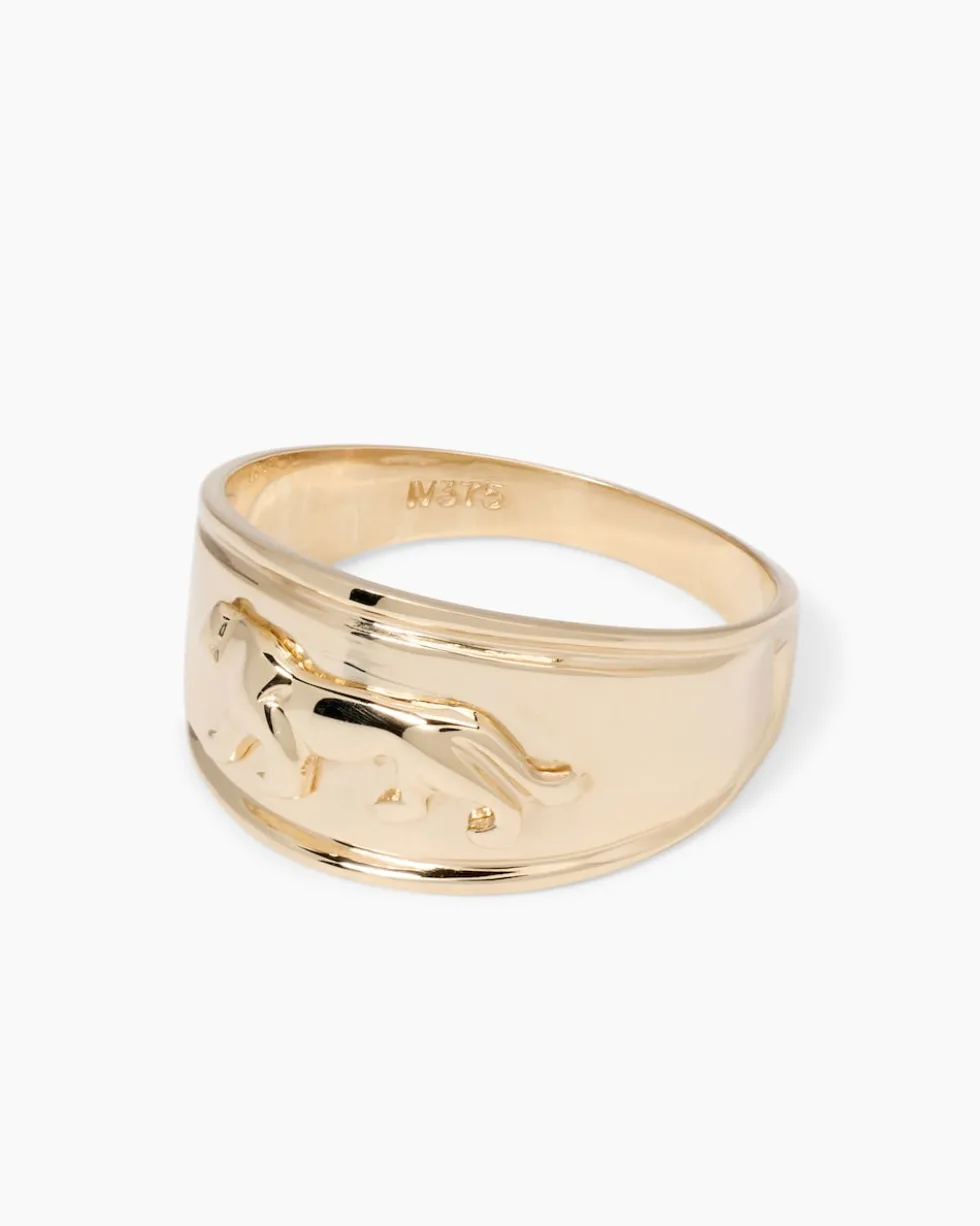 Ring mit Panther-Motiv