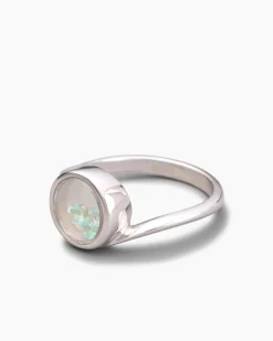 Ring mit Paraiba-Turmalin & Perlmutt