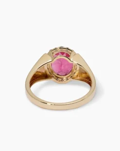 Ring mit Pink Turmalin & Brillanten