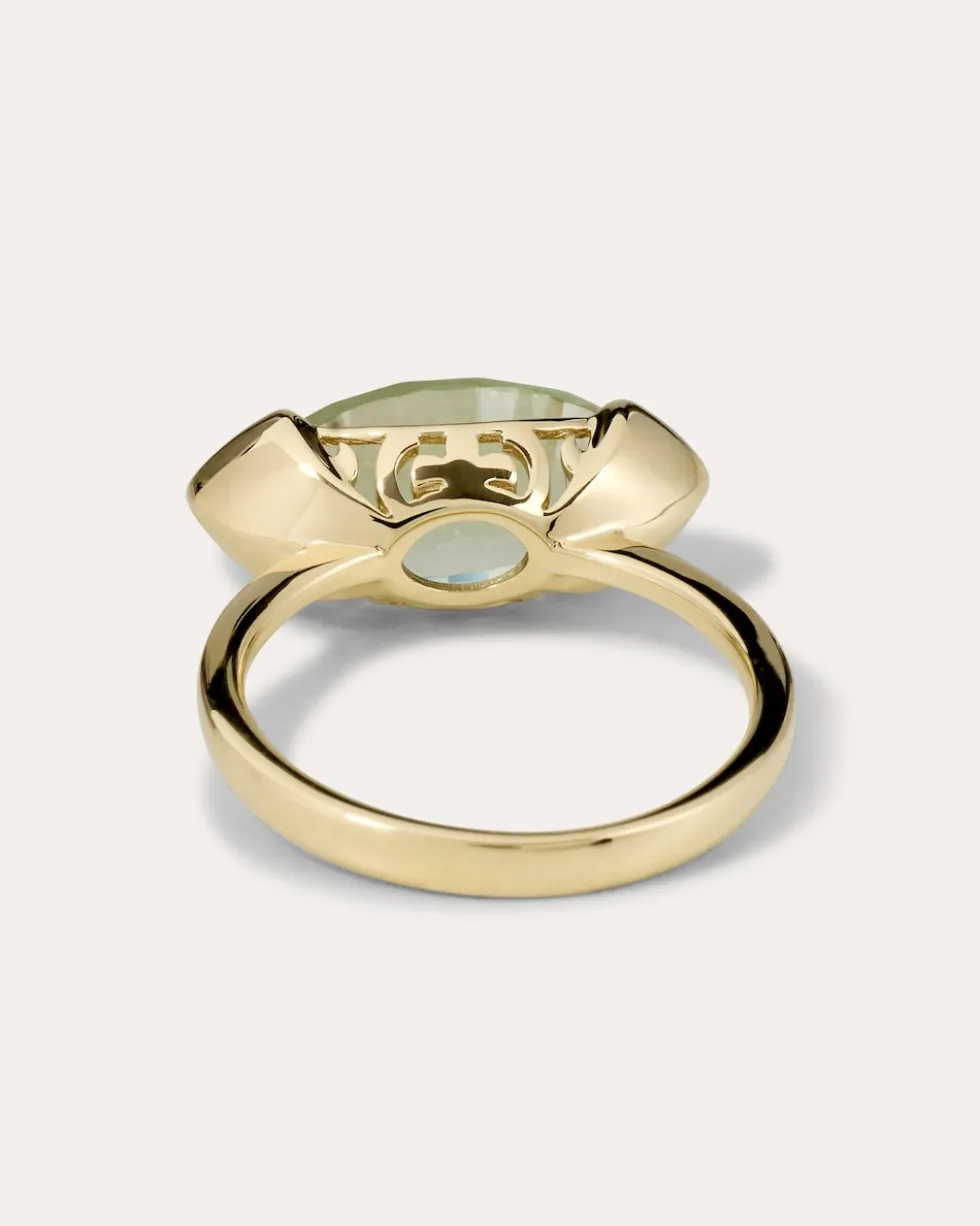 Ring mit Prasiolith