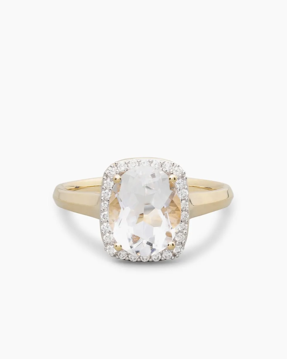 Ring mit Quarz & Brillanten