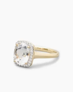 Ring mit Quarz & Brillanten