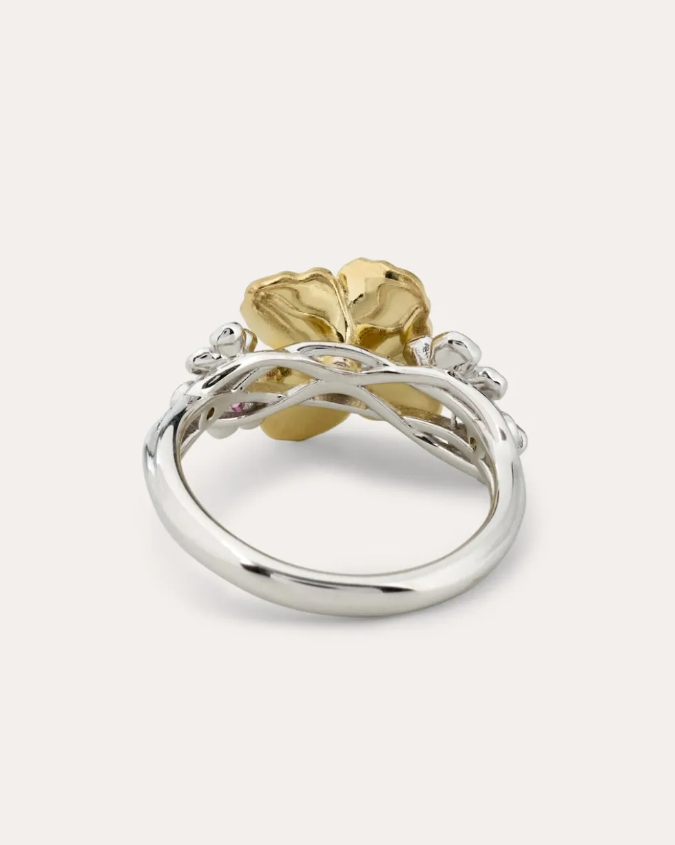 Ring mit Rhodolith
