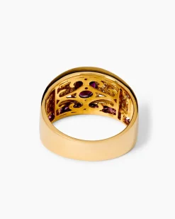 Ring mit Rhodolith & Zirkon