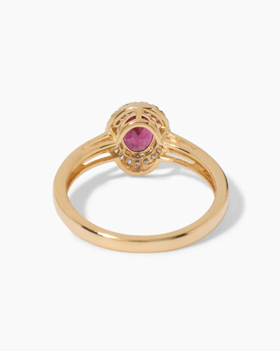 Ring mit Rhodolith & Zirkon
