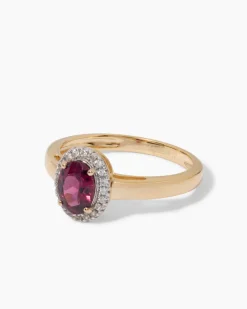 Ring mit Rhodolith & Zirkon