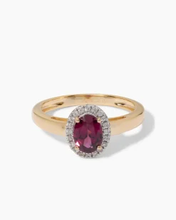 Ring mit Rhodolith & Zirkon