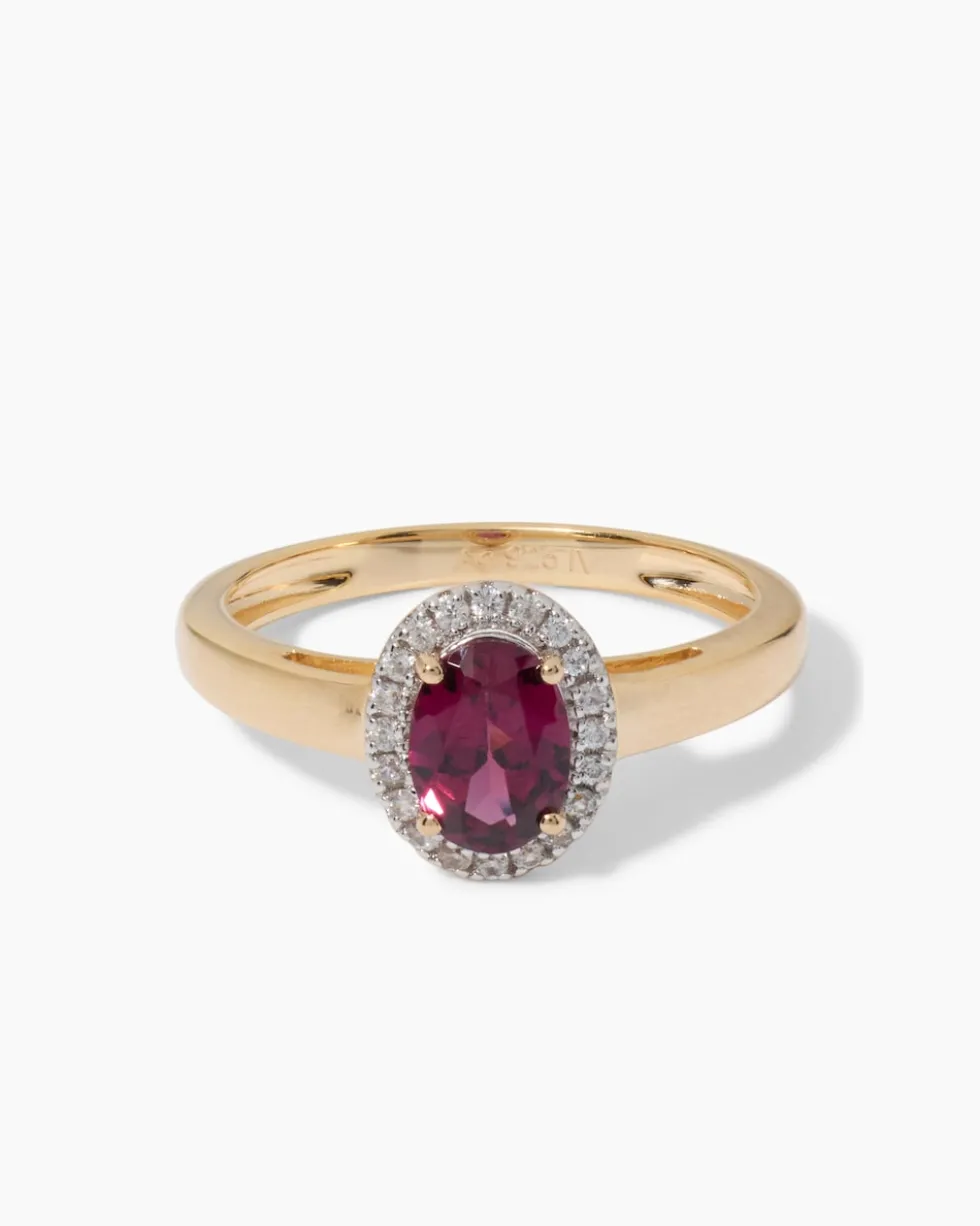 Ring mit Rhodolith & Zirkon
