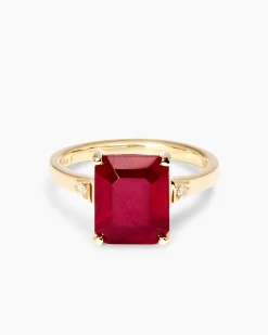 Ring mit Rubin & Brillanten