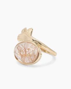 Ring mit Rutilquarz