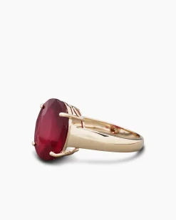 Ring mit Sambia-Rubin