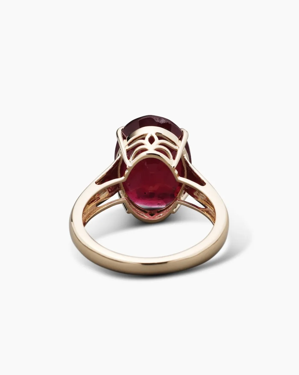 Ring mit Sambia-Rubin
