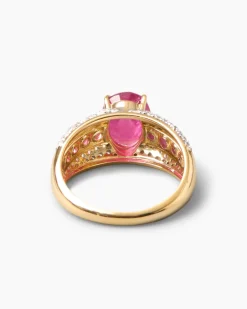 Ring mit Sambia-Rubin