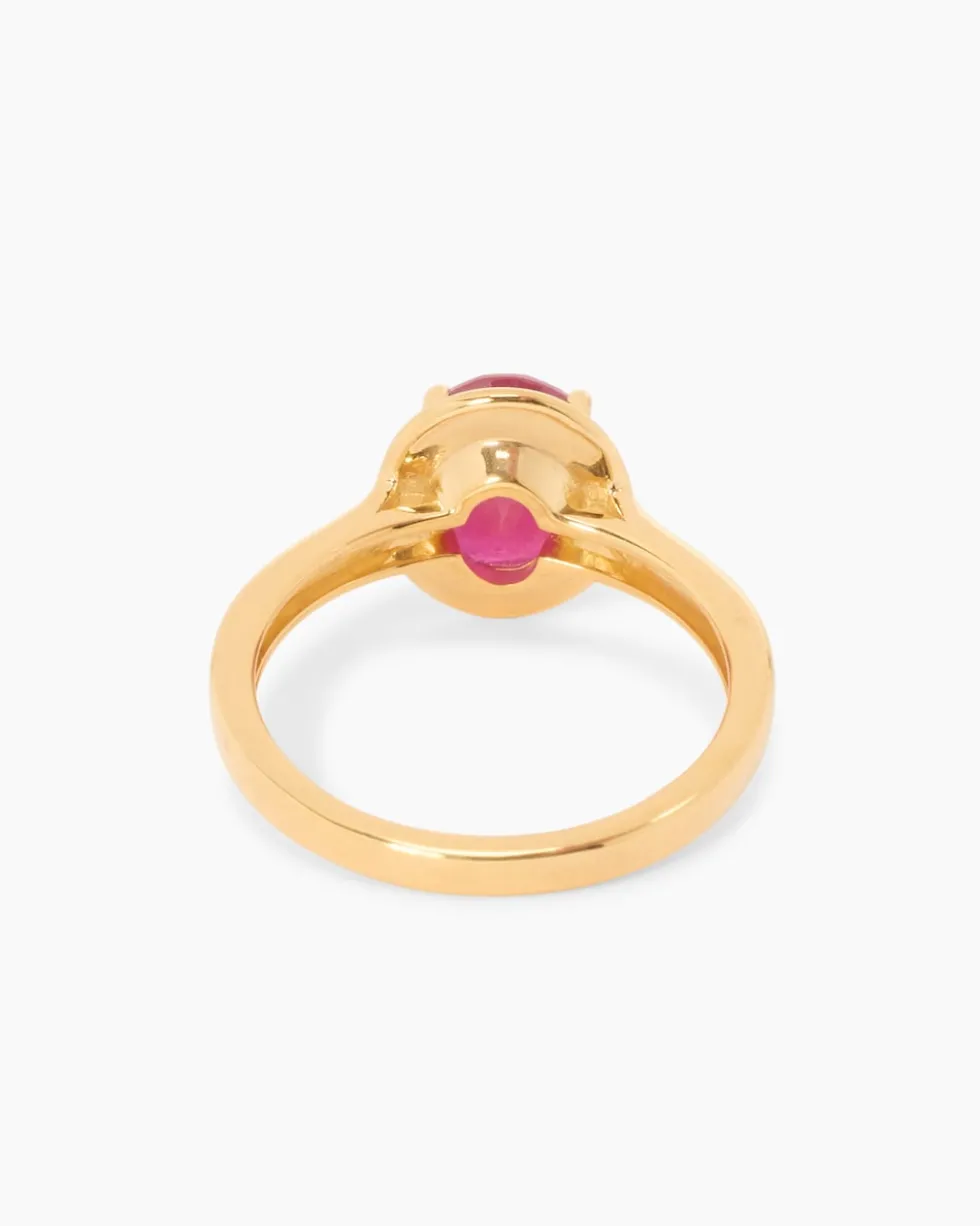 Ring mit Sambia Rubin