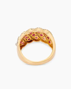 Ring mit Sambia Rubin & Zirkon