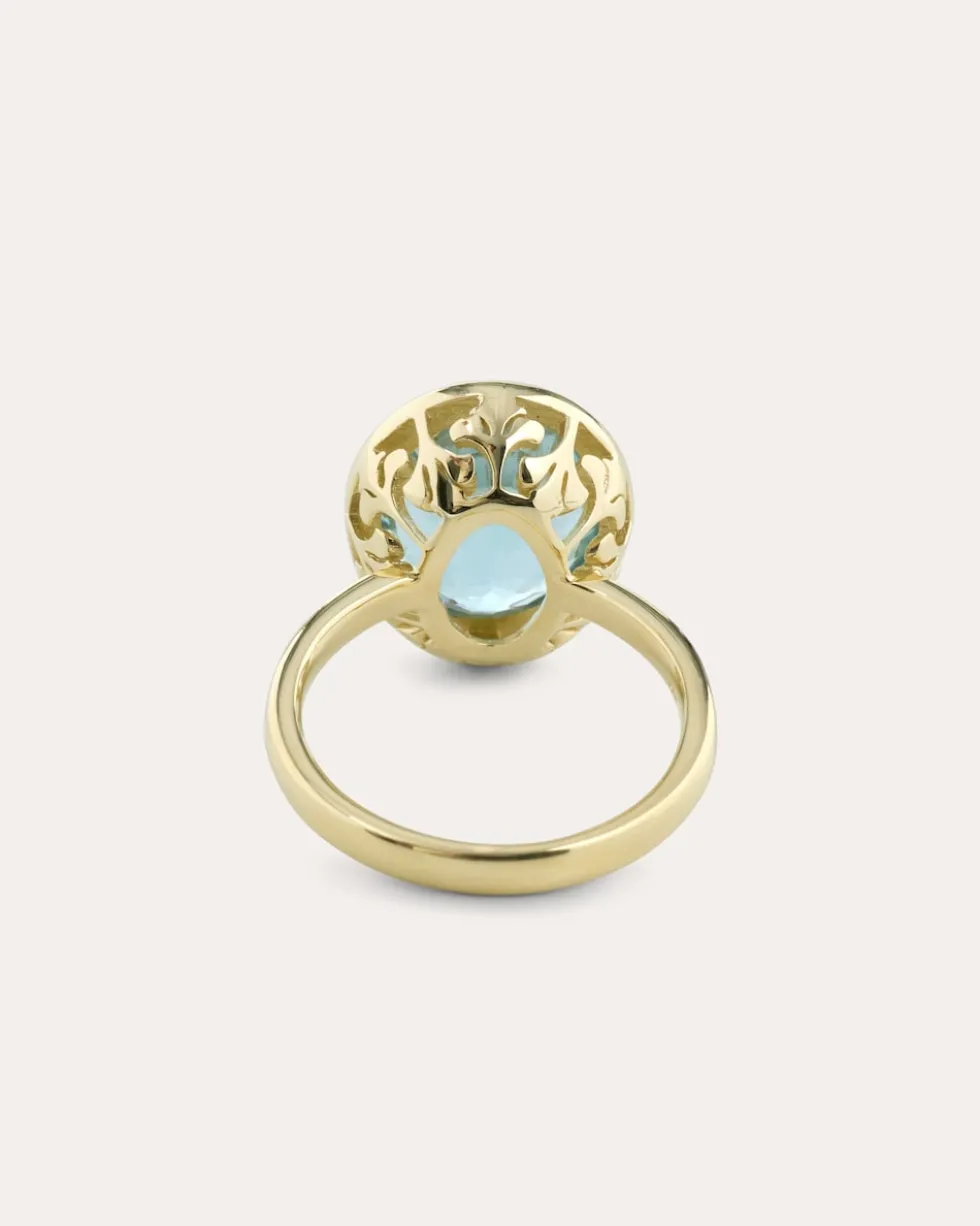 Ring mit Santa Maria Aquamarin
