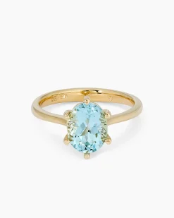 Ring mit Santa Maria Aquamarin