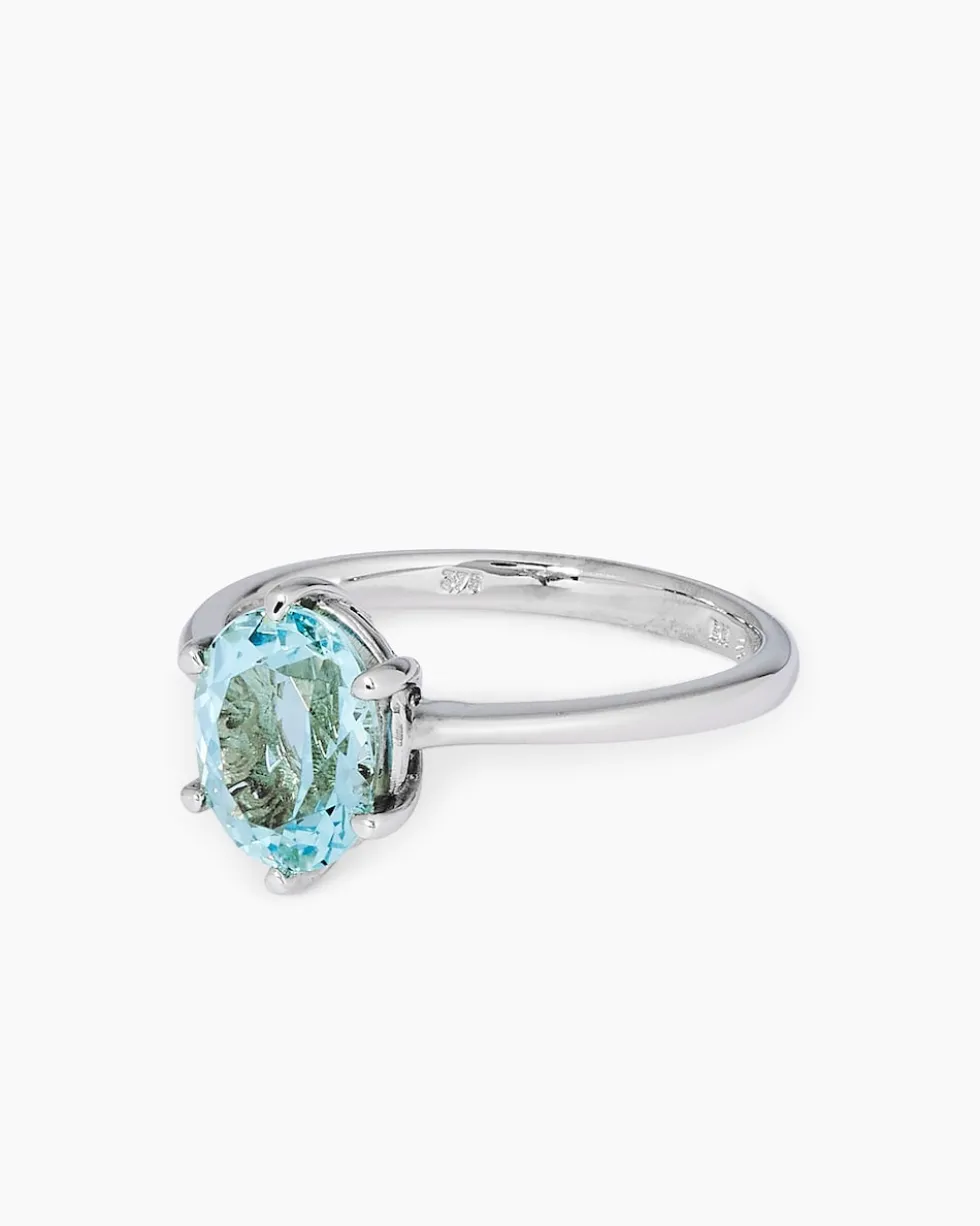Ring mit Santa Maria Aquamarin