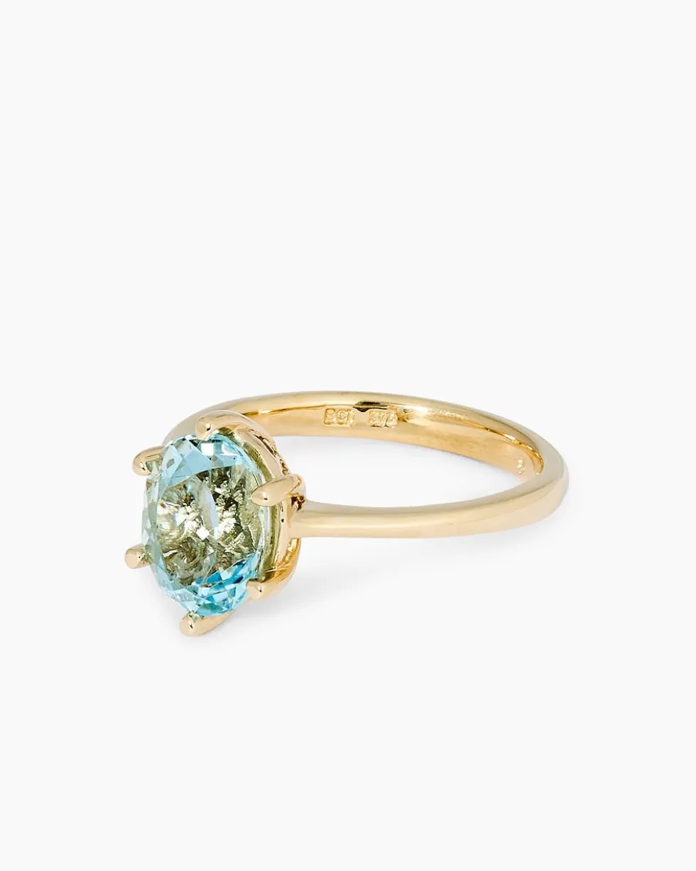 Ring mit Santa Maria Aquamarin