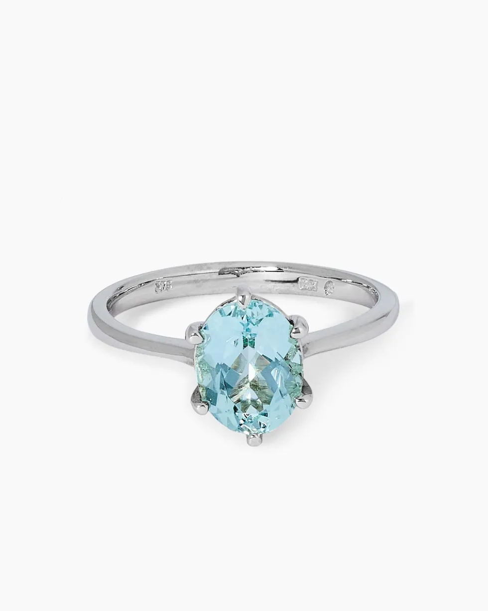 Ring mit Santa Maria Aquamarin