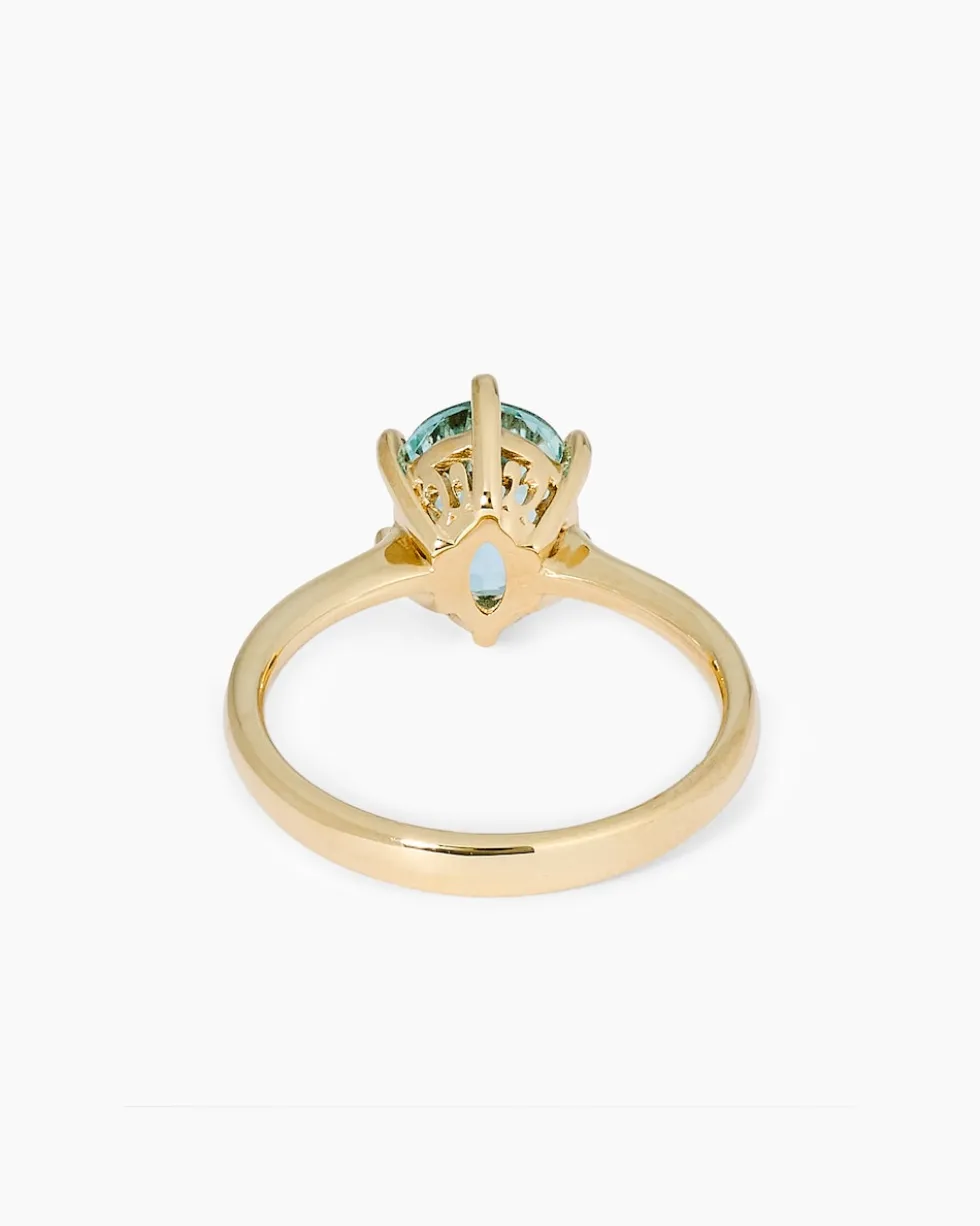 Ring mit Santa Maria Aquamarin