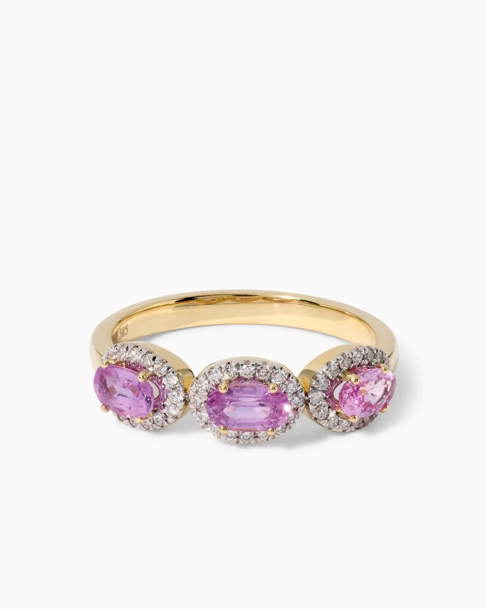 Ring mit Saphir & Brillanten