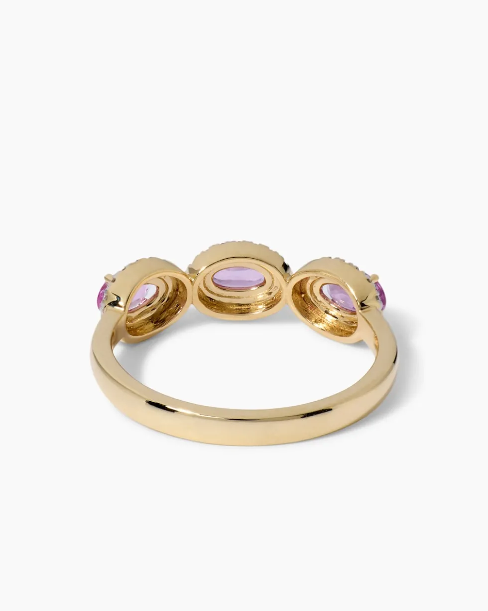 Ring mit Saphir & Brillanten