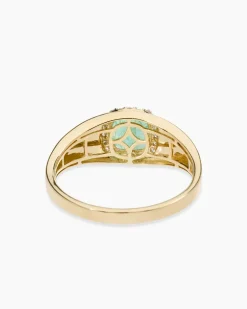 Ring mit Smaragd und Diamant